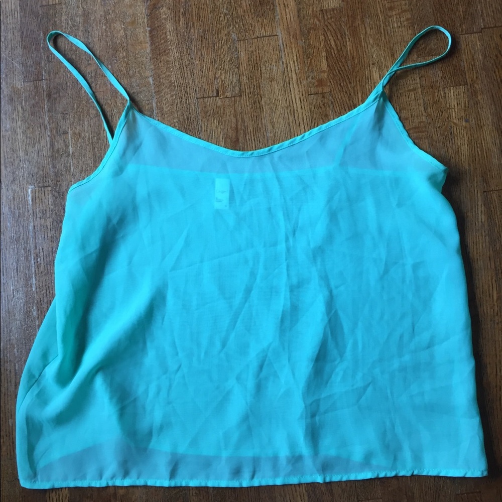 American Apparel Chiffon Tank Top